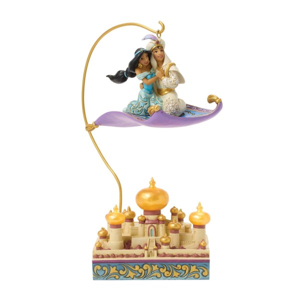 ALADDIN ET JASMINE SURVOLANT AGRABAH - DISNEY TRADITIONS
