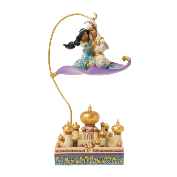 ALADDIN ET JASMINE SURVOLANT AGRABAH - DISNEY TRADITIONS