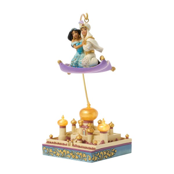 ALADDIN ET JASMINE SURVOLANT AGRABAH - DISNEY TRADITIONS