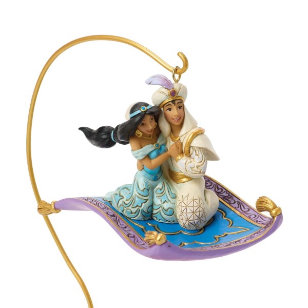 ALADDIN ET JASMINE SURVOLANT AGRABAH - DISNEY TRADITIONS