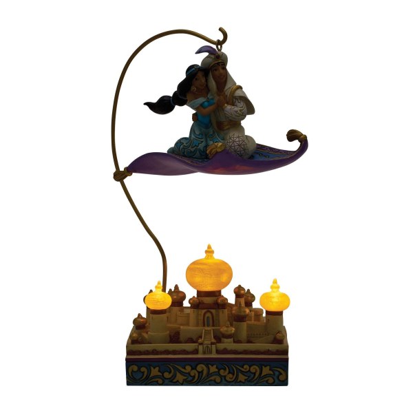 ALADDIN ET JASMINE SURVOLANT AGRABAH - DISNEY TRADITIONS