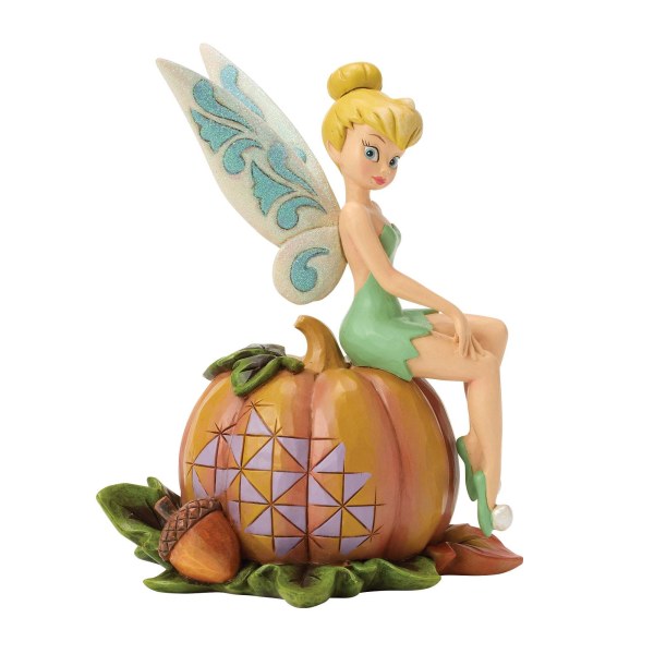 FÉE CLOCHETTE SUR LA CITROUILLE - DISNEY TRADITIONS