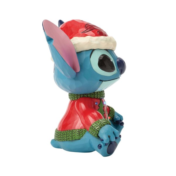 STITCH AVEC UN PULL DE NOËL (LED) - DISNEY TRADITIONS