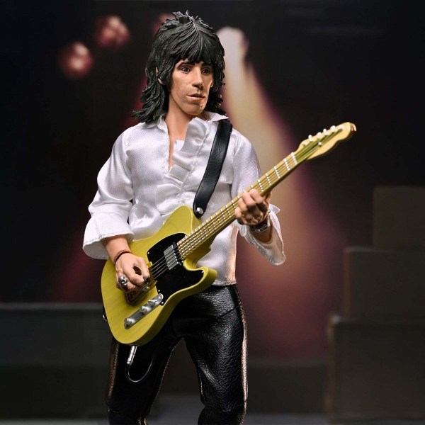 THE ROLLING STONES - 8” CLOTHED ACTION FIGURE - KEITH RICHARDS (1975) FIGURE