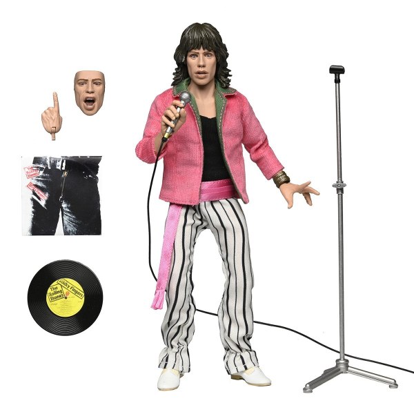 THE ROLLING STONES - 8” CLOTHED ACTION FIGURE – MICK JAGGER (1975) FIGURE