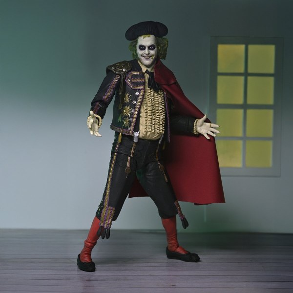 BEETLEJUICE - FIGURINES D’ACTION 7” - ULTIMATE “MATADOR” BEETLEJUICE ET SANDWORM, LOT DE 2 