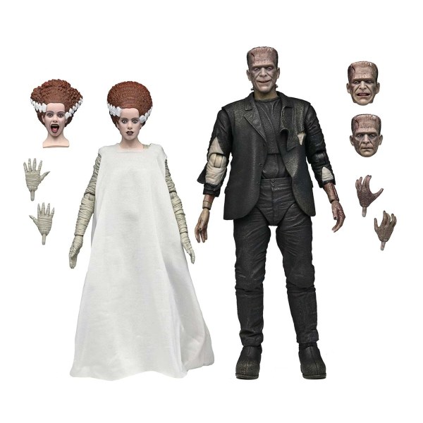 Figurine articulée de 18 cm - La Fiancée de Frankenstein (lot de 2)