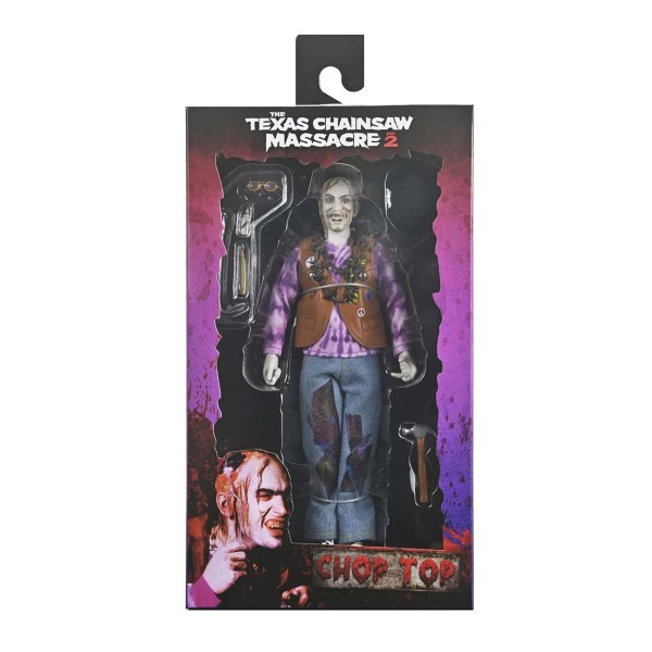 MASSACRE À LA TRONÇONNEUSE 2 - FIGURINE HABILLÉE DE 20 CM - CHOP TOP