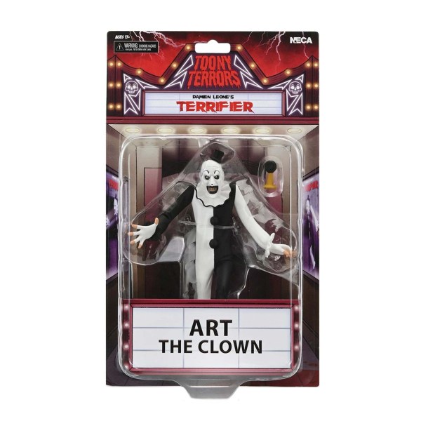 TERRIFIER - 6" SCALE ACTION FIGURE - TOONY TERRORS ART THE CLOWN