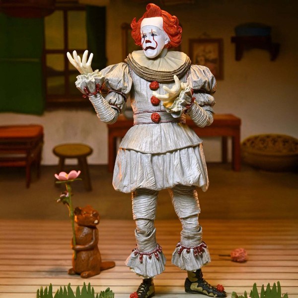 BIENVENUE À DERRY - FIGURINE ARTICULÉE DE 18 CM - BOB GRAY ULTIME DANS LE RÔLE DE PENNYWISE