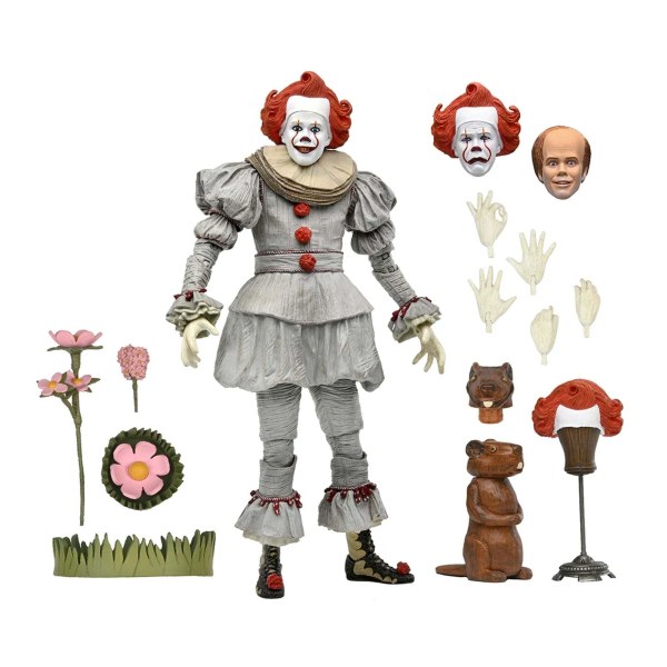 BIENVENUE À DERRY - FIGURINE ARTICULÉE DE 18 CM - BOB GRAY ULTIME DANS LE RÔLE DE PENNYWISE