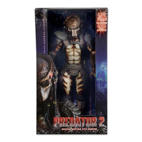 PREDATOR - FIGURINE À L'ÉCHELLE 1/4 - PREDATOR CHASSEUR URBAIN AVEC LUMIÈRES LED