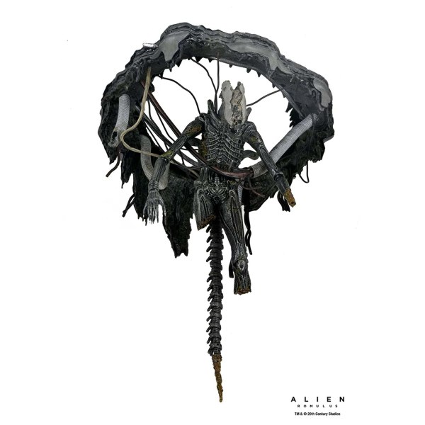 ALIEN : ROMULUS - FIGURINE ARTICULÉE À L'ÉCHELLE 7" - XÉNOMORPHE DE DELUXE SUSPENDU DE LABORATOIRE XX121