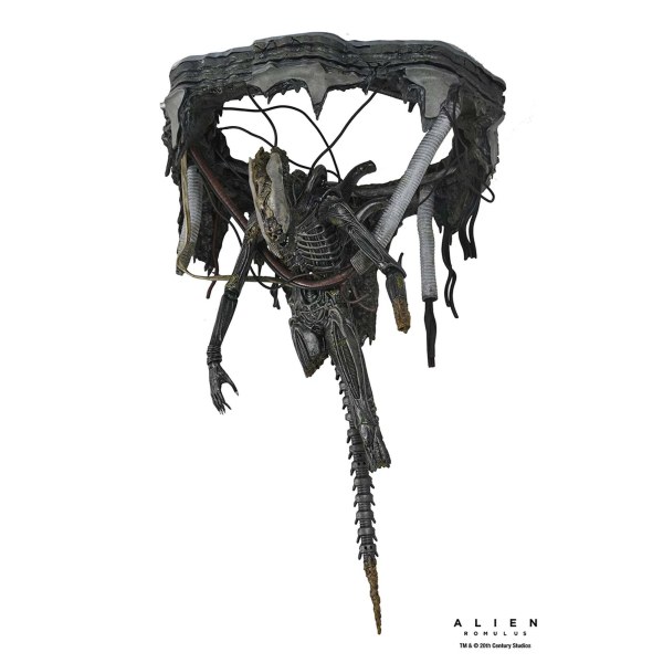ALIEN : ROMULUS - FIGURINE ARTICULÉE À L'ÉCHELLE 7" - XÉNOMORPHE DE DELUXE SUSPENDU DE LABORATOIRE XX121