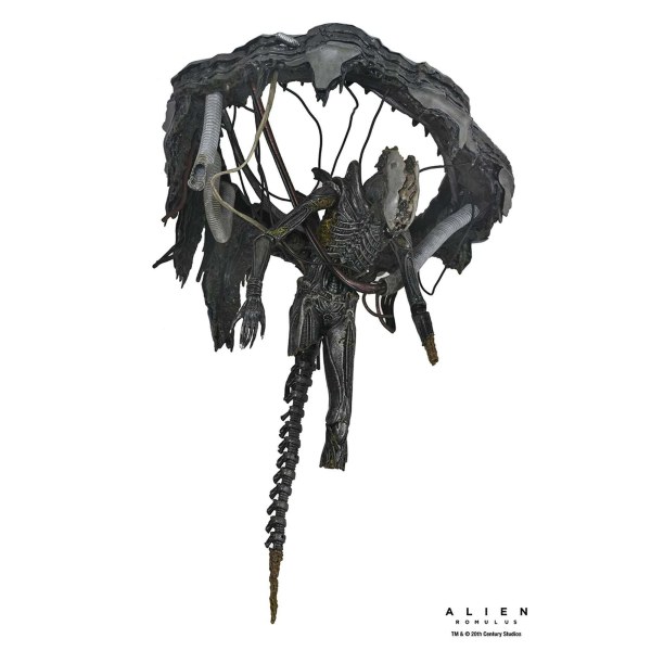 ALIEN : ROMULUS - FIGURINE ARTICULÉE À L'ÉCHELLE 7" - XÉNOMORPHE DE DELUXE SUSPENDU DE LABORATOIRE XX121