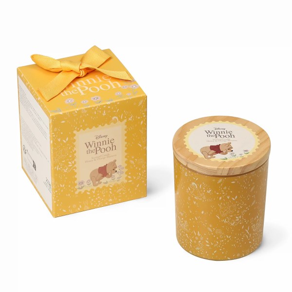 Bougie en bois Winnie, miel et fleur d'oranger - Disney Winnie l'Ourson