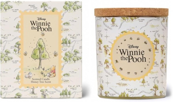 Bougie en bois des 100 ans Winnie l'Ourson La Forêt des Rêves Bleus - Disney Winnie l'Ourson