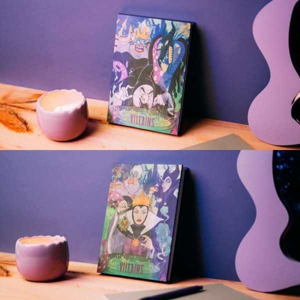 CARNET LENTICULAIRE A5 - MÉCHANTS DISNEY