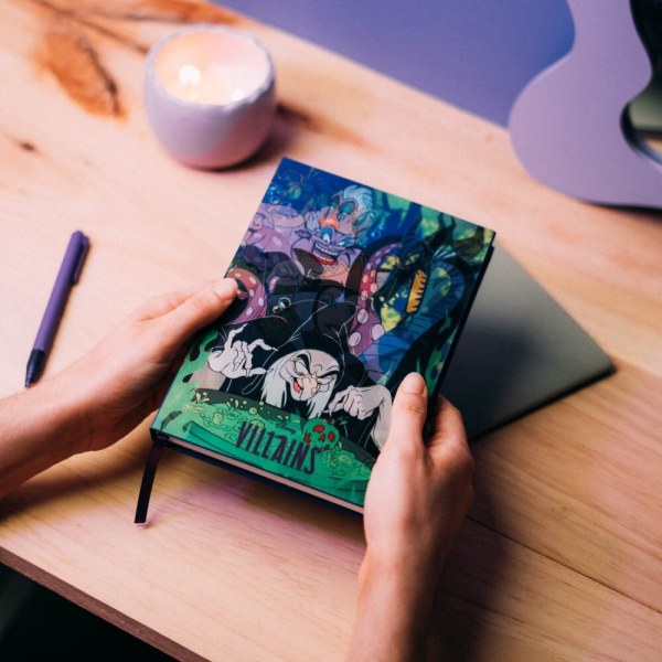 CARNET LENTICULAIRE A5 - MÉCHANTS DISNEY