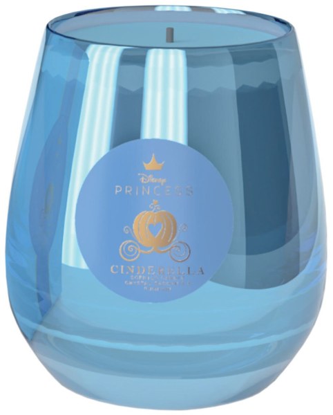 Bougie en verre Disney Cendrillon Gardenia et citrouille
