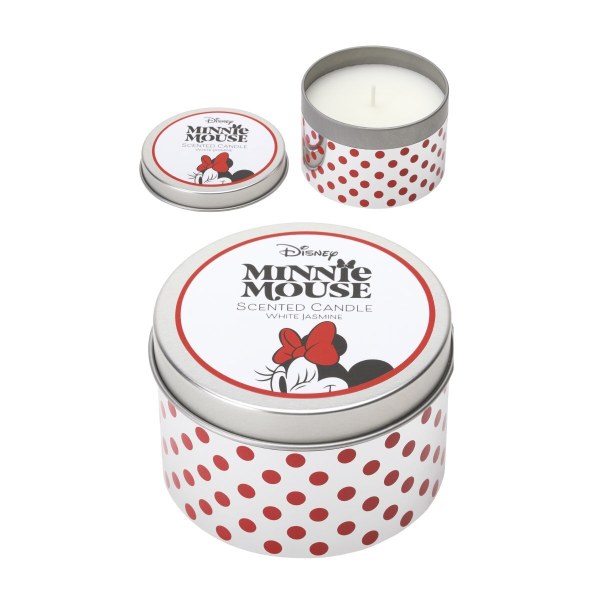 Bougie métal Minnie jasmin blanc - Disney Mickey et ses amis