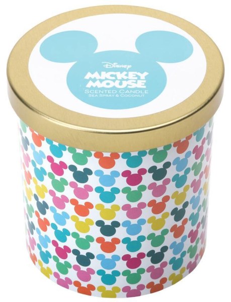 Bougie en verre Disney avec couvercle, Minnie Mouse, Embruns marins et Noix de coco
