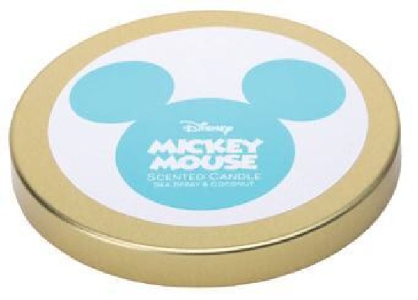 Bougie en verre Disney avec couvercle, Minnie Mouse, Embruns marins et Noix de coco