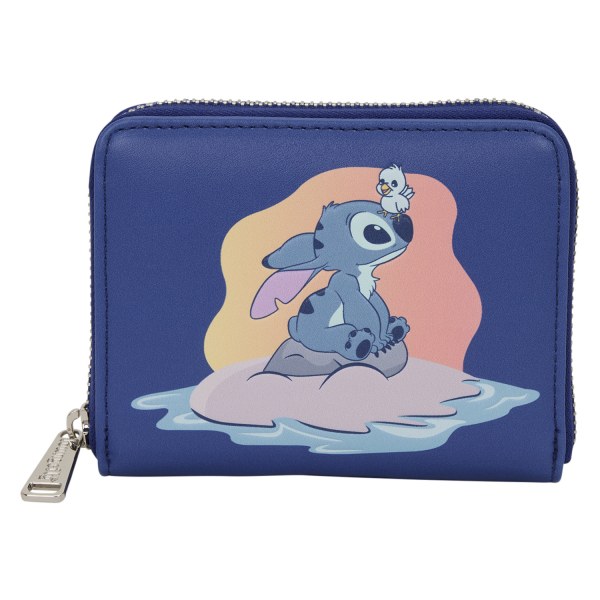PORTEFEUILLE MINIMALISTE STITCH AVEC UN OISEAU - DISNEY LOUNGEFLY LILO & STITCH
