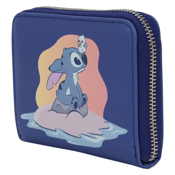 PORTEFEUILLE MINIMALISTE STITCH AVEC UN OISEAU - DISNEY LOUNGEFLY LILO & STITCH