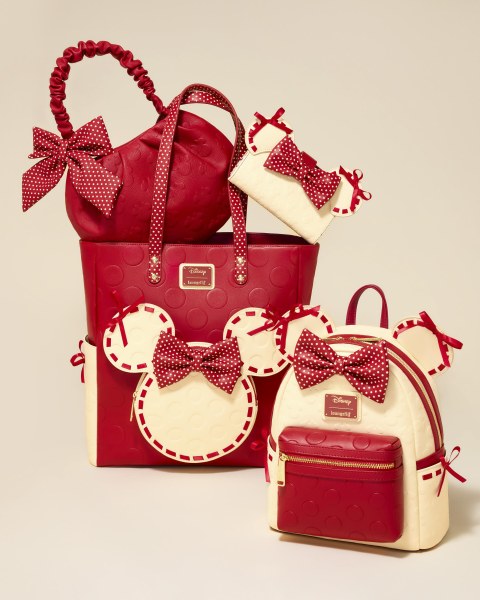 SAC TOTE MINNIE À POIS - DISNEY LOUNGEFLY