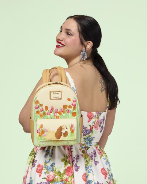 MINI SAC À DOS LADY TULIPE PASTEL - DISNEY LOUNGEFLY LA BELLE ET LE CLOCHARD