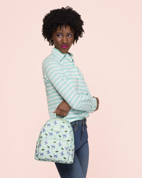 MINI SAC À DOS STITCH ET CANARD - DISNEY LOUNGEFLY LILO & STITCH