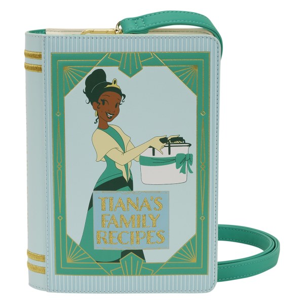 SAC A BANDOULIÈRE TIANA LIVRE DE RECETTES - DISNEY LOUNGEFLY LA PRINCESSE ET LA GRENOUILLE