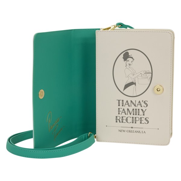 SAC A BANDOULIÈRE TIANA LIVRE DE RECETTES - DISNEY LOUNGEFLY LA PRINCESSE ET LA GRENOUILLE