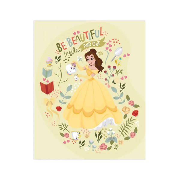 Toile imprimée Belle - Disney La Belle et la Bête