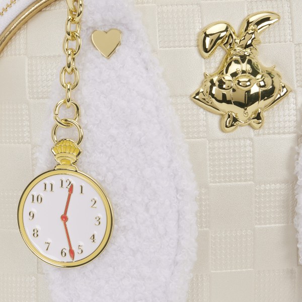 SAC À MAIN LAPIN BLANC - LOUNGEFLY DISNEY ALICE AU PAYS DES MERVEILLES