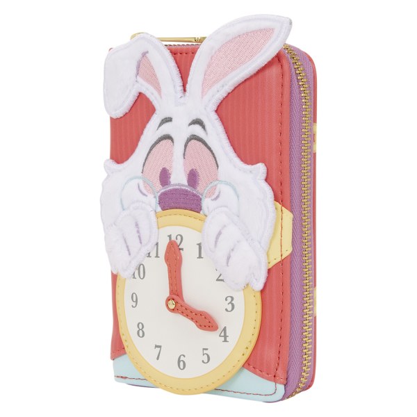 PORTEFEUILLE LAPIN BLANC - DISNEY LOUNGEFLY ALICE AU PAYS DES MERVEILLES