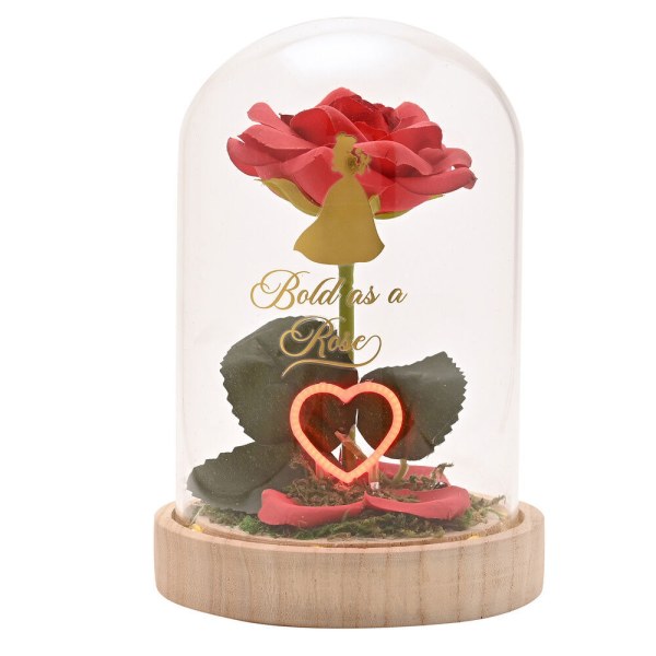 Cloche décorative lumineuse Belle - Disney Pastel Princess