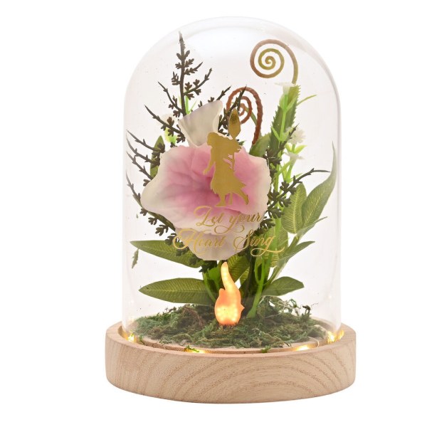 Cloche décorative lumineuse Vaiana - Disney Pastel Princesse