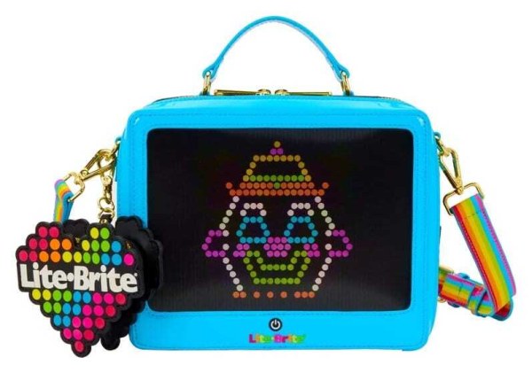 Sac à bandoulière avec porte-monnaie Lite Brite - Loungefly Hasbro