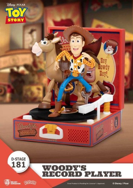 Toy Story Record Player Series Figurine en PVC Woody's Record Player 13 cm
