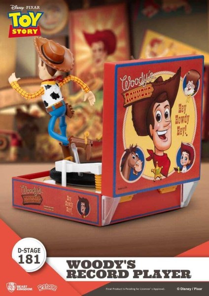 Toy Story Record Player Series Figurine en PVC Woody's Record Player 13 cm