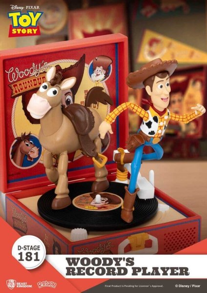Toy Story Record Player Series Figurine en PVC Woody's Record Player 13 cm