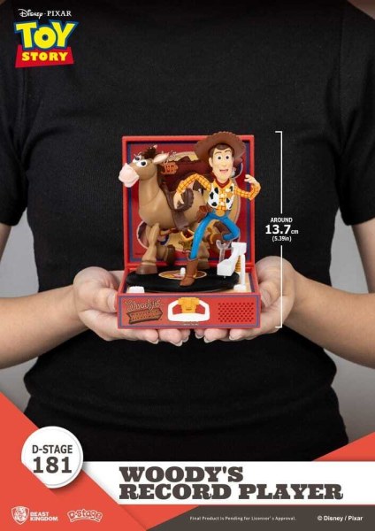Toy Story Record Player Series Figurine en PVC Woody's Record Player 13 cm