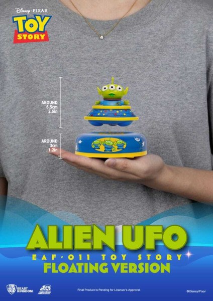 Toy Story diorama Egg Attack Alien UFO Floating Ver. 6 cm