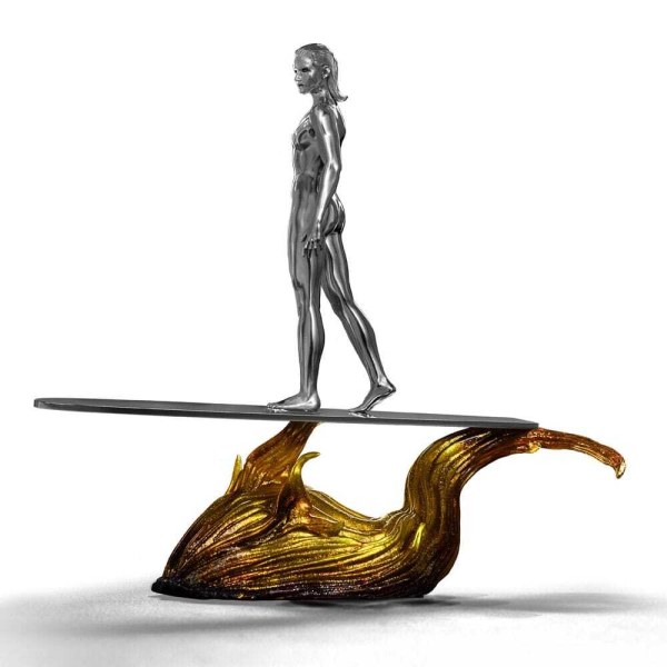 Art Scale le surfeur d'argent 27 cm - Iron Studios Les Quatre Fantastiques