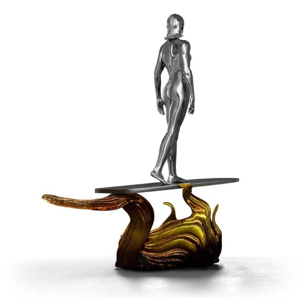 Art Scale le surfeur d'argent 27 cm - Iron Studios Les Quatre Fantastiques