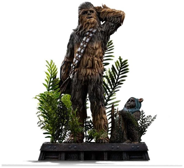 Art Scale Chewbacca et Tokkat 22 cm - Iron Studios Star Wars Épisode VI