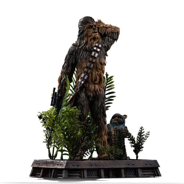 Art Scale Chewbacca et Tokkat 22 cm - Iron Studios Star Wars Épisode VI