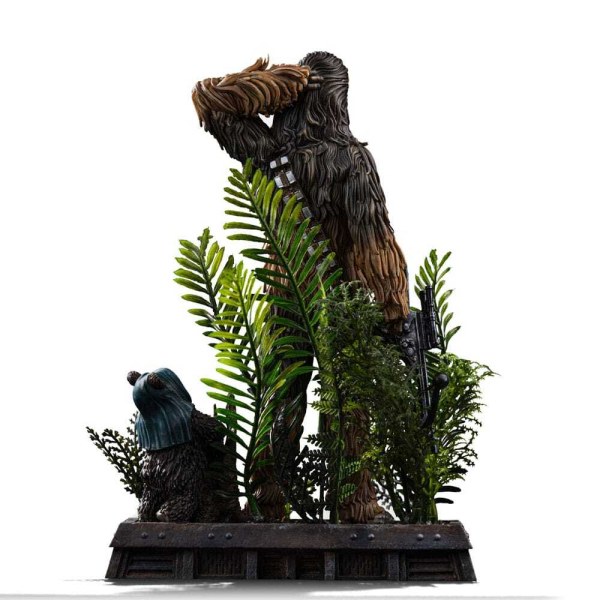 Art Scale Chewbacca et Tokkat 22 cm - Iron Studios Star Wars Épisode VI